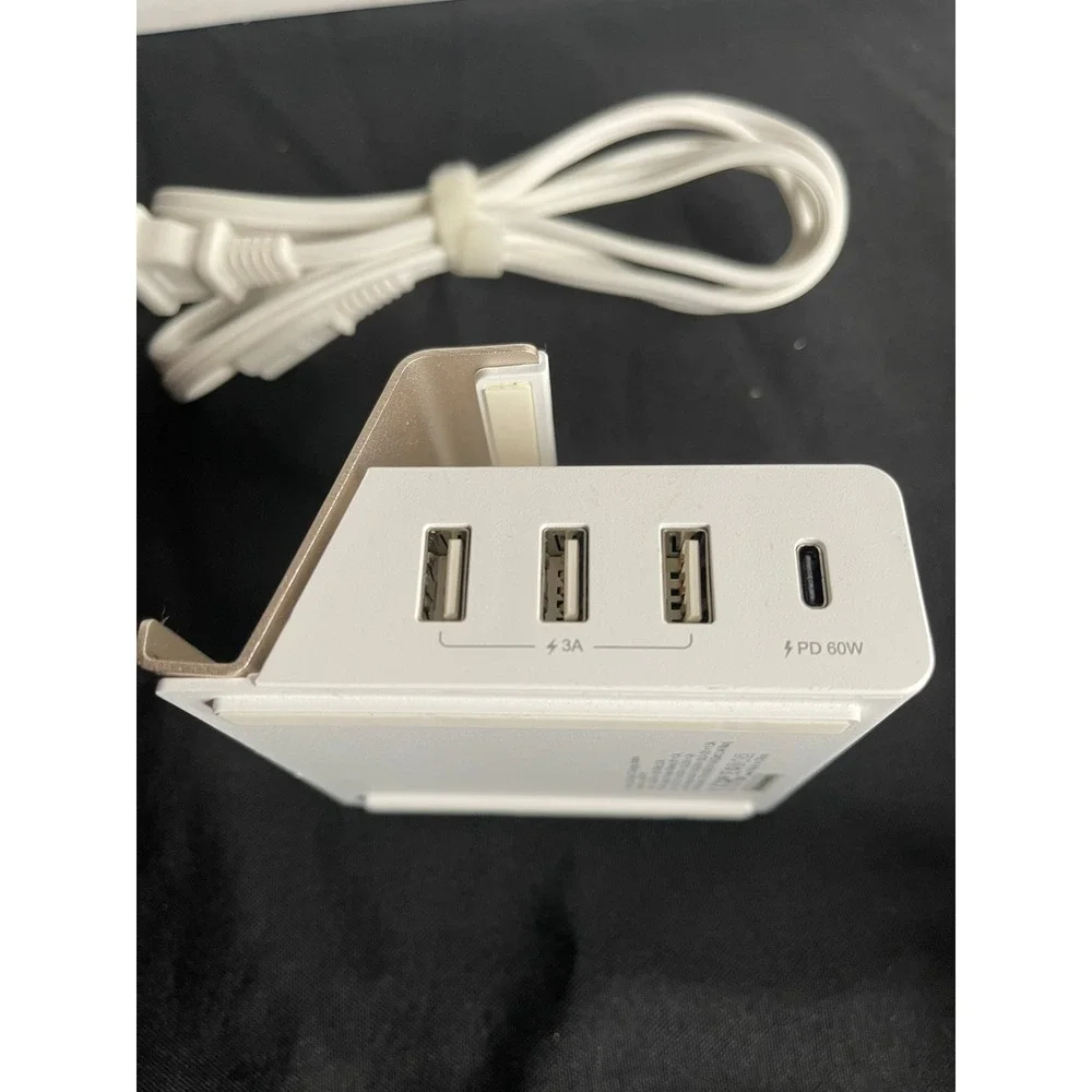 j5create 4-Port USB Type-C Charging Station 60W PD Stand Gold White JUP4275